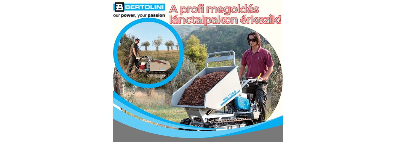 BERTOLINI 1750 D professzionális transzporter újra a kínálatban!