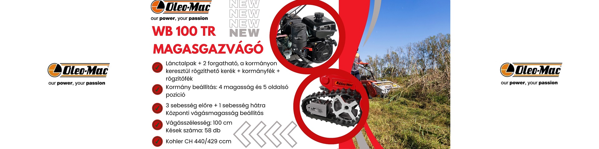 Új magasgazvágó a kínálatban